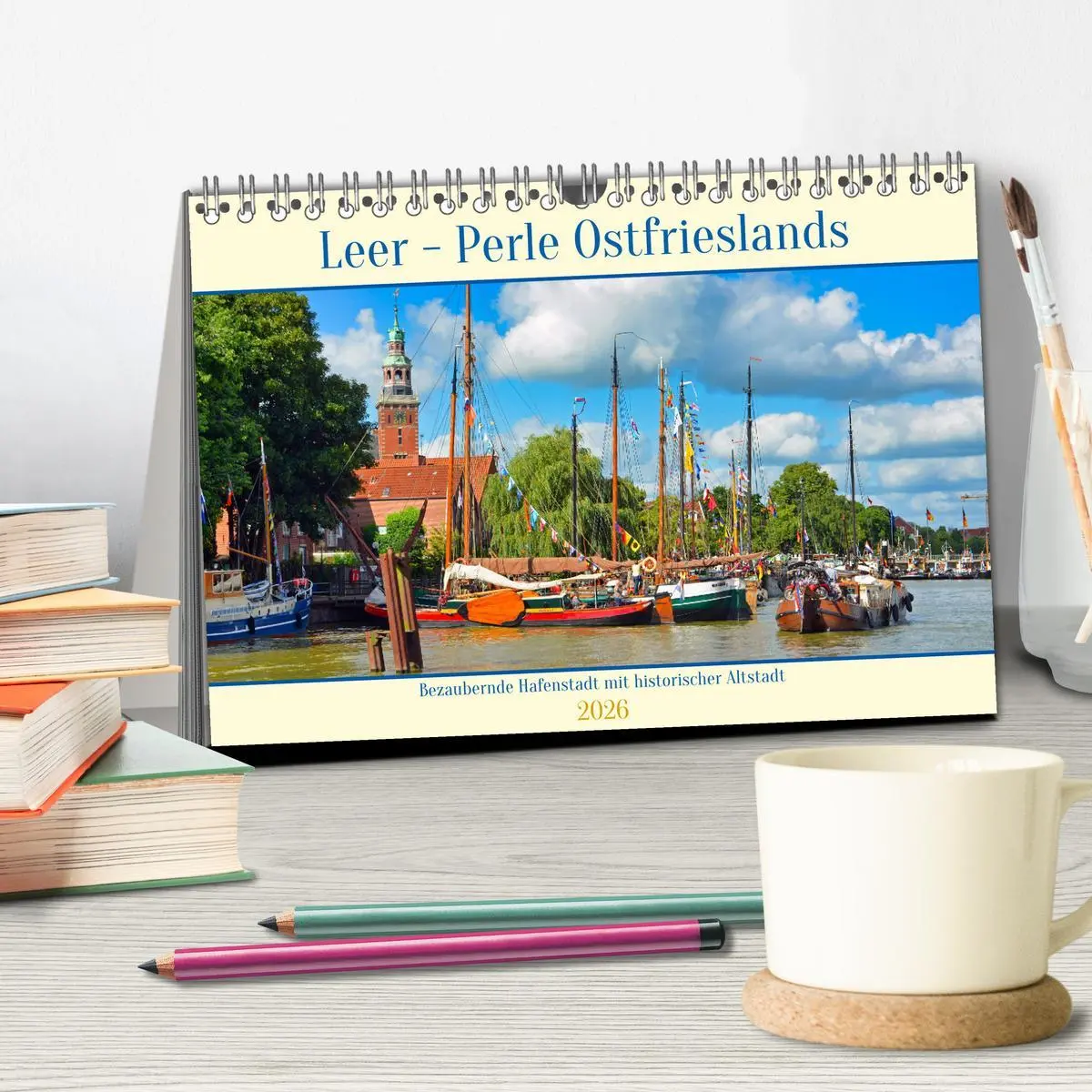 Bild: 9783457729076 | Leer - Perle Ostfrieslands (Tischkalender 2026 DIN A5 quer),...