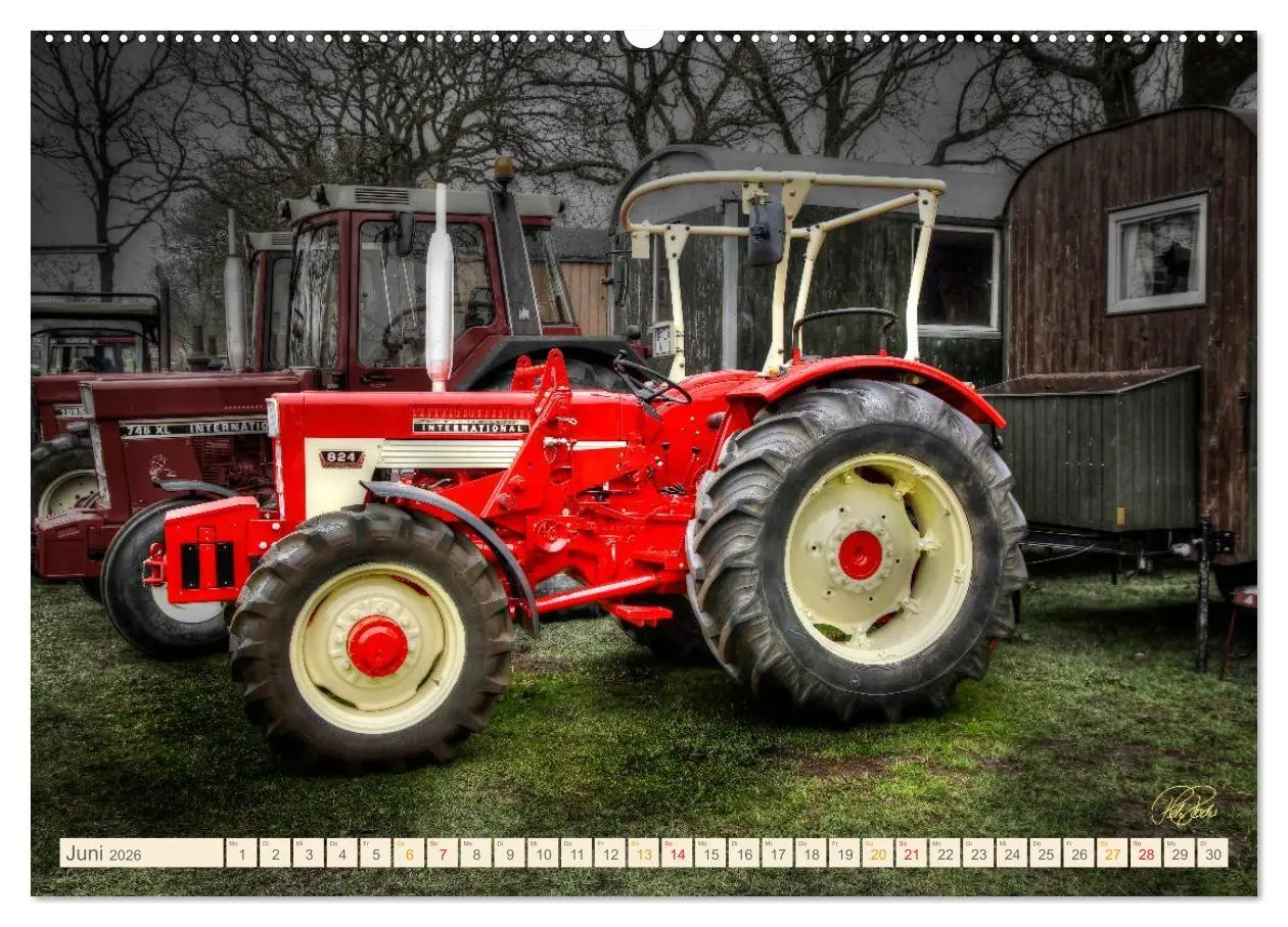 Bild: 9783516059076 | Oldtimer - Traktoren für Liebhaber (Wandkalender 2026 DIN A2 quer),...