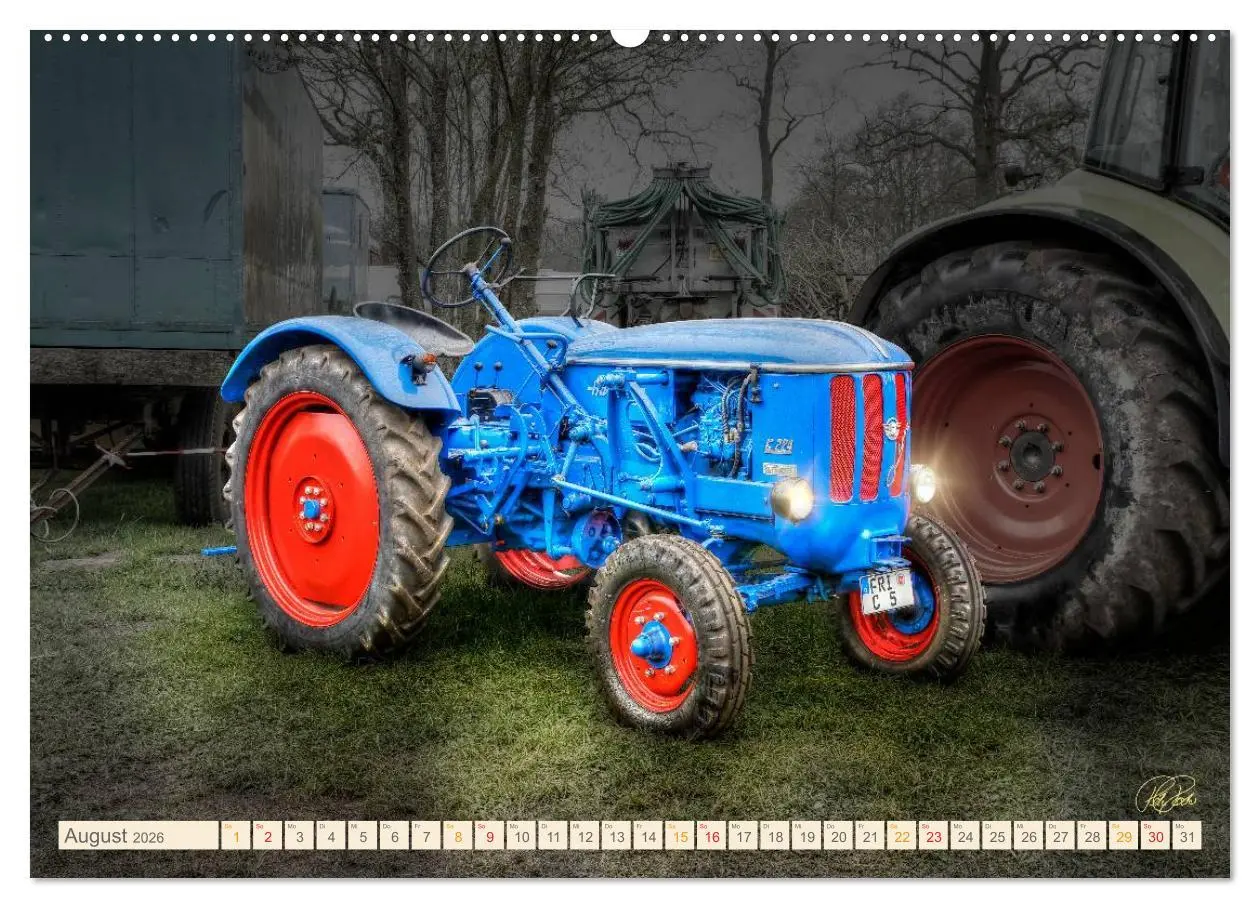 Bild: 9783516059076 | Oldtimer - Traktoren für Liebhaber (Wandkalender 2026 DIN A2 quer),...