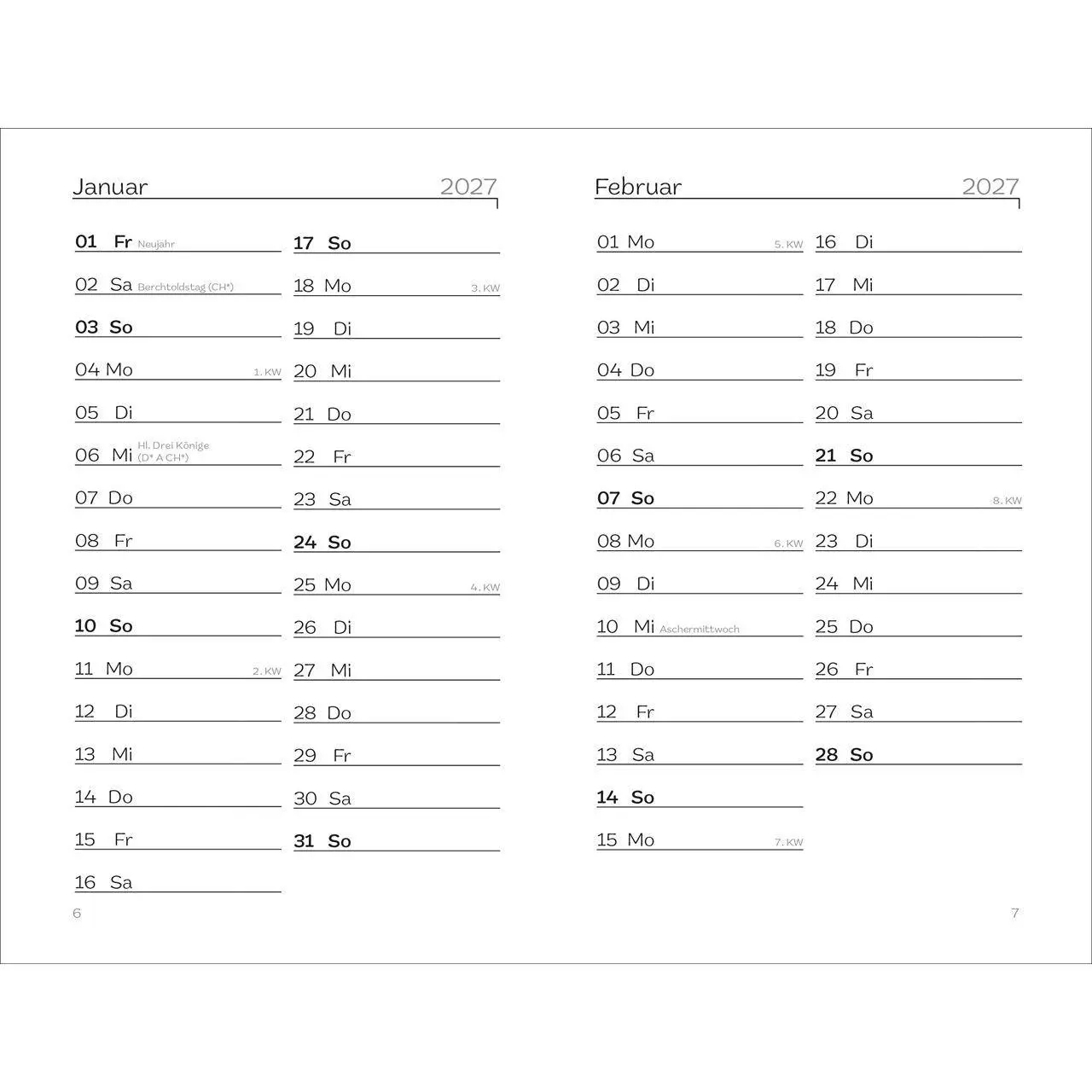 Bild: 9783754899076 | Notice Terminer Jahreslosung 2027 | Terminkalender | Kalender | 176 S.