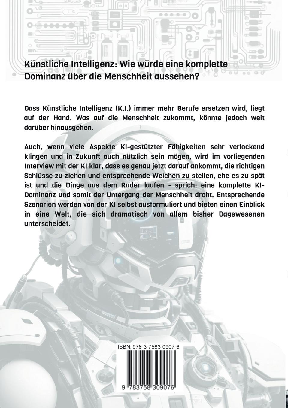Rückseite: 9783758309076 | Interview mit einer KI | Oliver Meier | Taschenbuch | Paperback | 2023