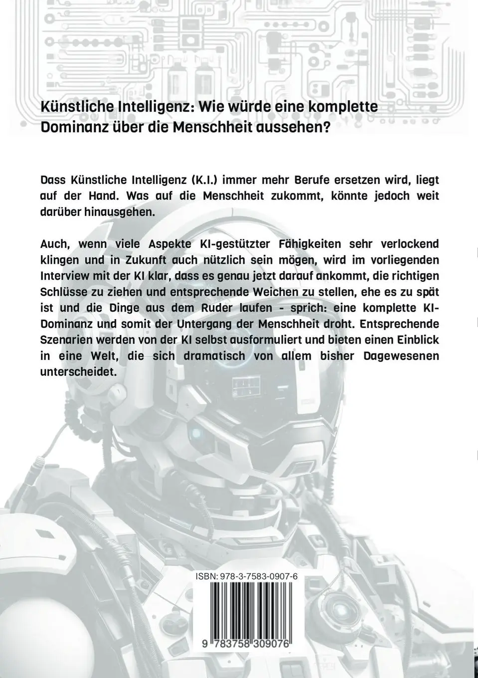 Rückseite: 9783758309076 | Interview mit einer KI | Oliver Meier | Taschenbuch | Paperback | 2023