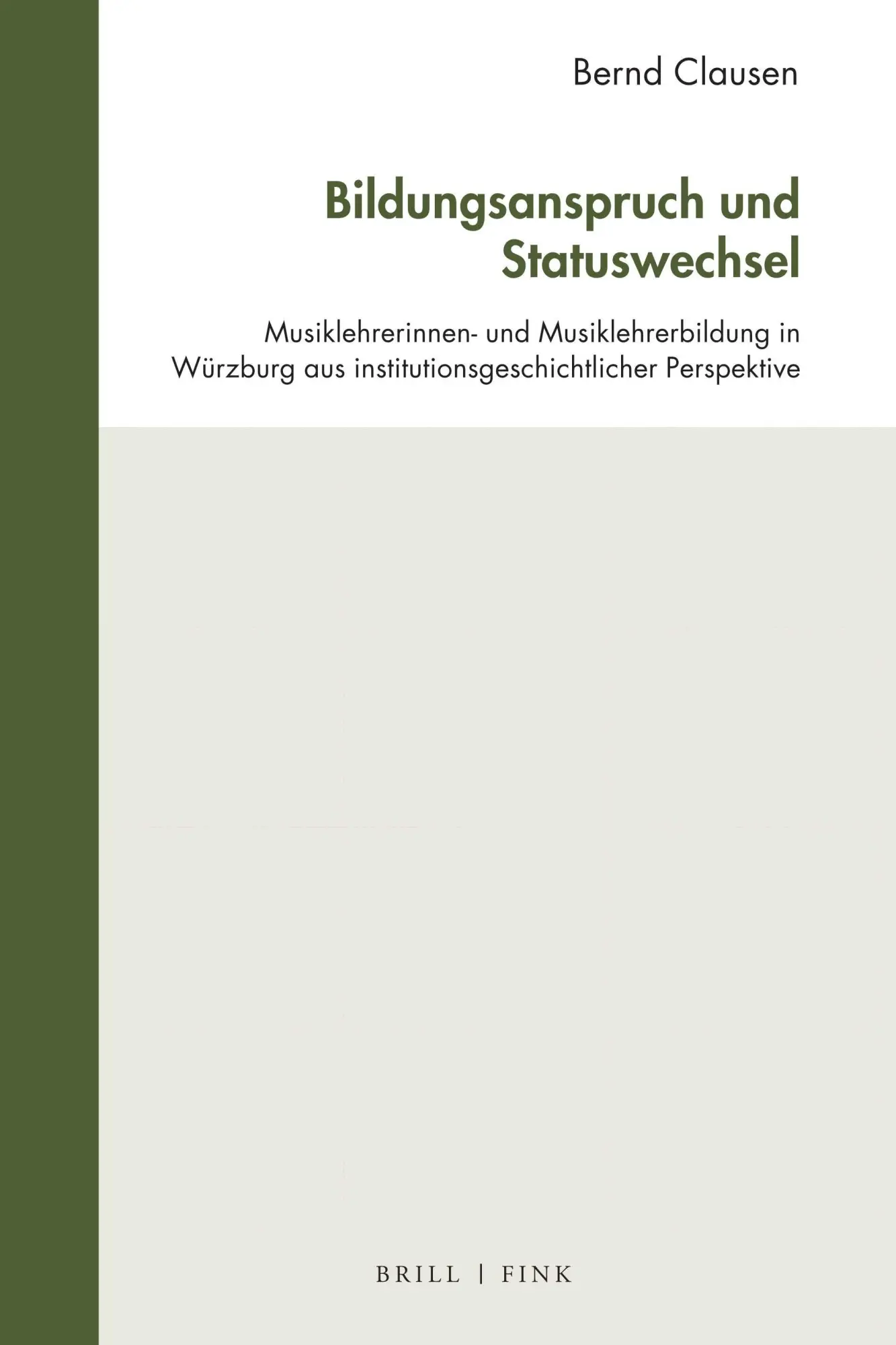 Cover: 9783770569076 | Bildungsanspruch und Statuswechsel | Bernd Clausen | Buch | XVIII
