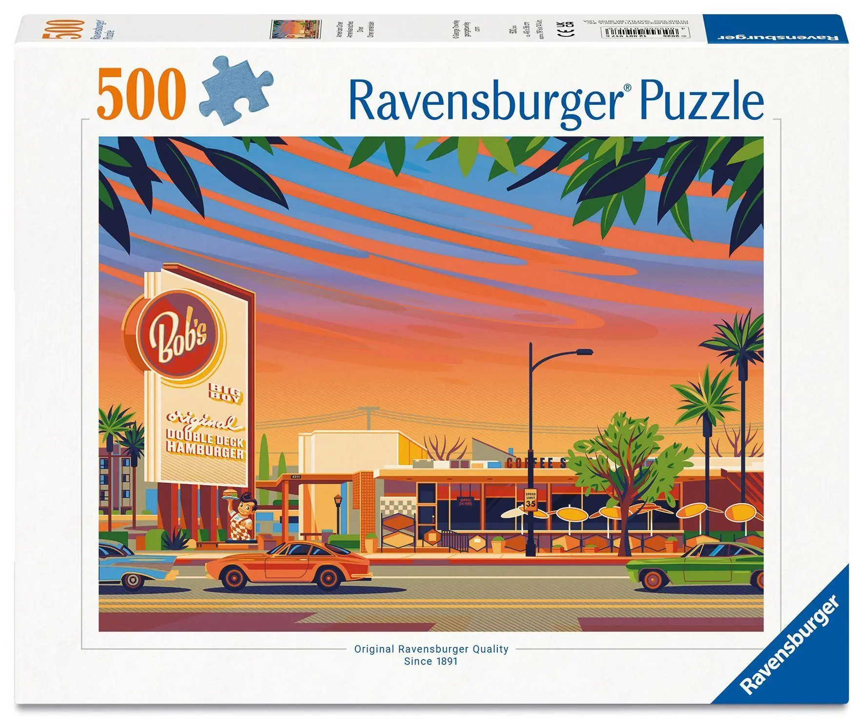 Cover: 4005555019176 | Erwachsenenpuzzle 500 Teile - Amerikanisches Diner | Spiel | 12001917