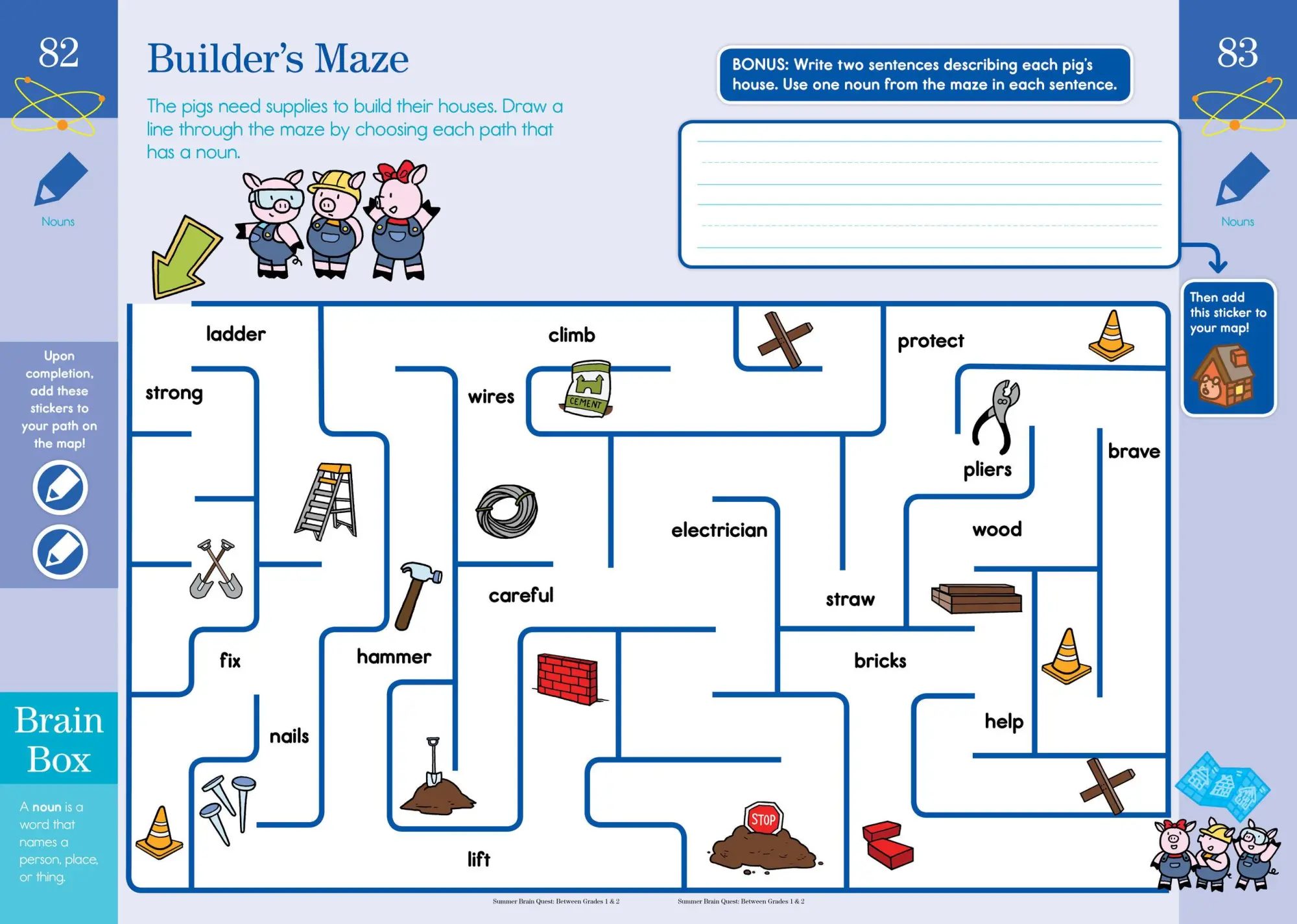 Bild: 9780761189176 | Summer Brain Quest Workbook Between Grades 1 &amp; 2 | Workman Publishing
