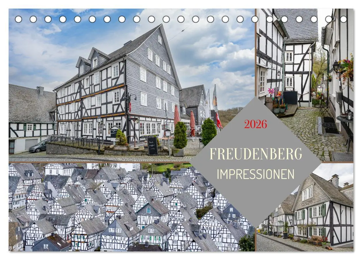 Cover: 9783457409176 | Freudenberg Impressionen (Tischkalender 2026 DIN A5 quer), CALVENDO...