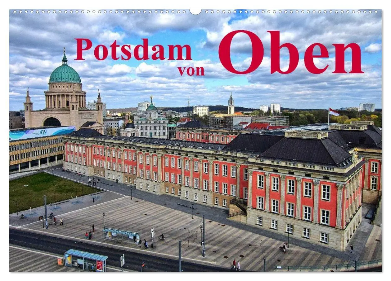 Cover: 9783457959176 | Potsdam von Oben (Wandkalender 2026 DIN A2 quer), CALVENDO...