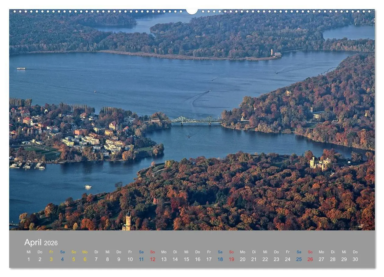 Bild: 9783457959176 | Potsdam von Oben (Wandkalender 2026 DIN A2 quer), CALVENDO...