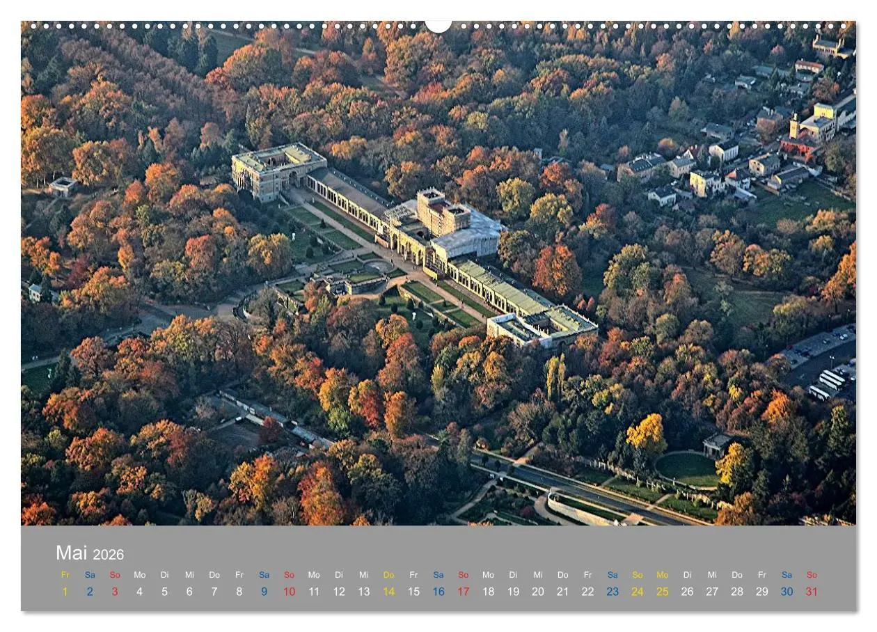 Bild: 9783457959176 | Potsdam von Oben (Wandkalender 2026 DIN A2 quer), CALVENDO...