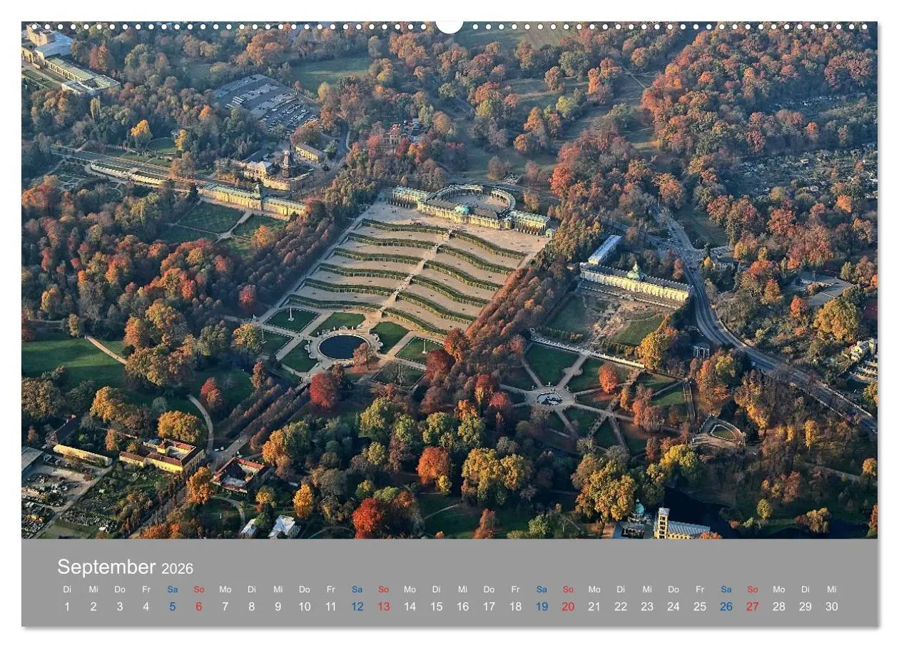 Bild: 9783457959176 | Potsdam von Oben (Wandkalender 2026 DIN A2 quer), CALVENDO...