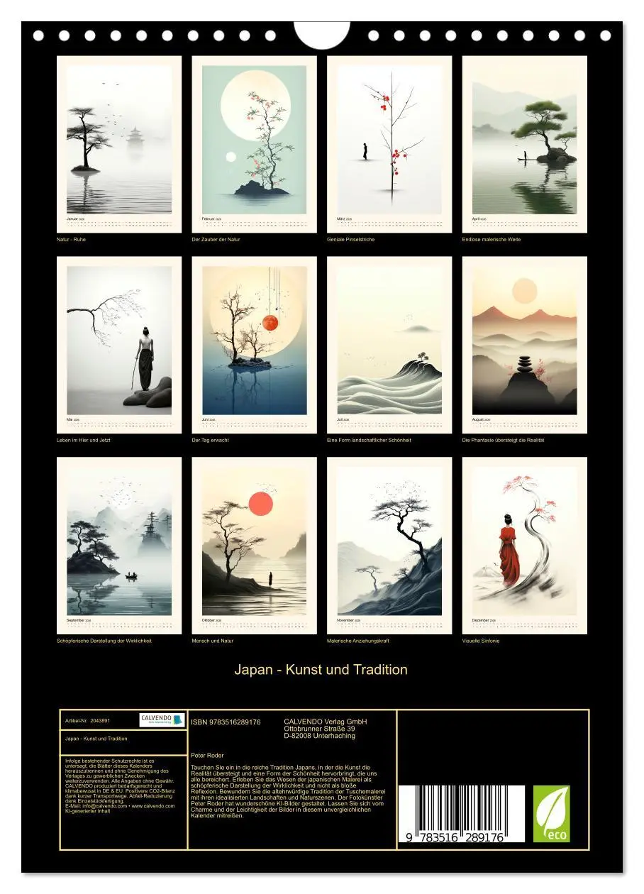 Bild: 9783516289176 | Japan - Kunst und Tradition (Wandkalender 2026 DIN A4 hoch),...