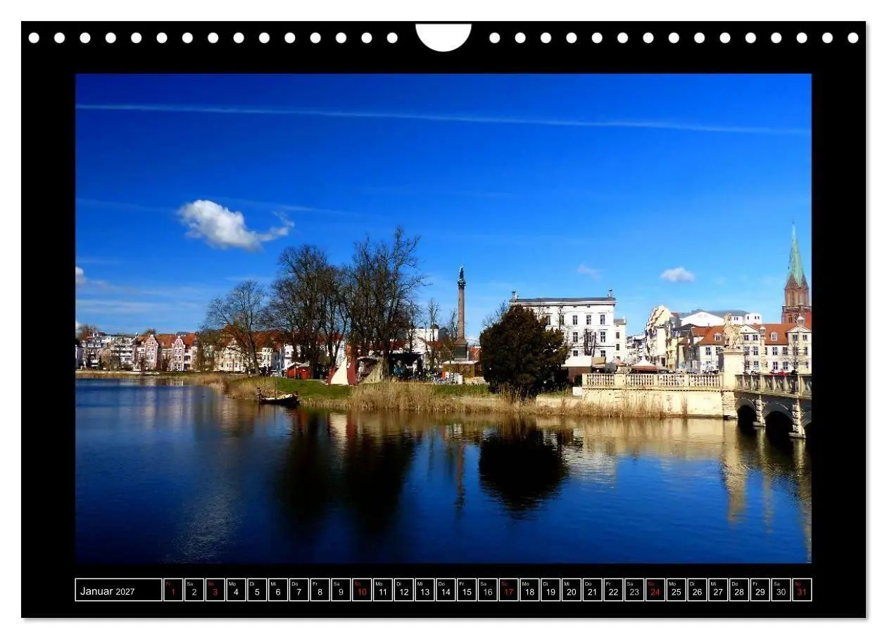 Bild: 9783594029176 | Residenzstadt Schwerin (Wandkalender 2027 DIN A4 quer), CALVENDO...