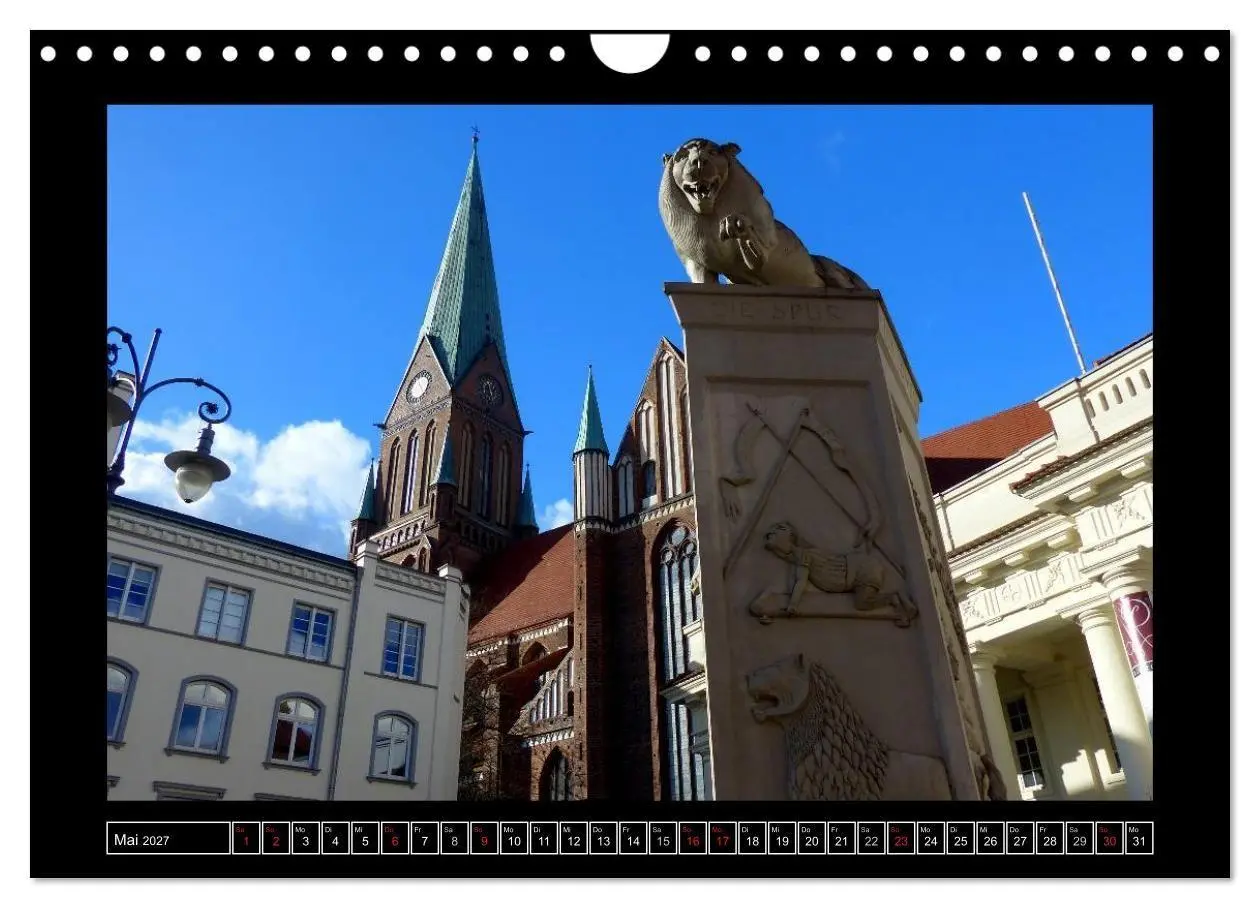 Bild: 9783594029176 | Residenzstadt Schwerin (Wandkalender 2027 DIN A4 quer), CALVENDO...