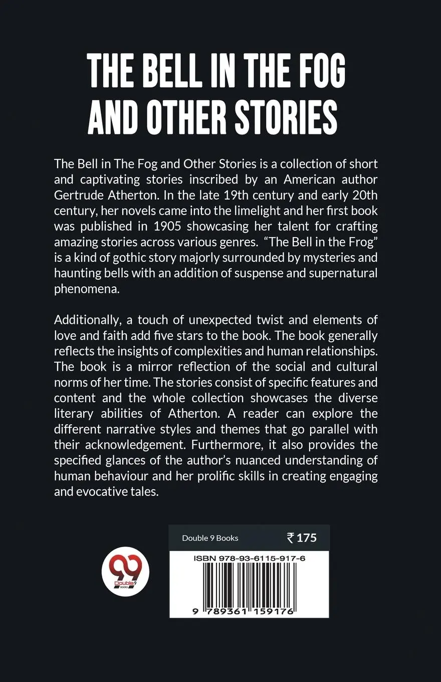 Rückseite: 9789361159176 | The Bell In The Fog And Other Stories | Gertrude Atherton | Buch
