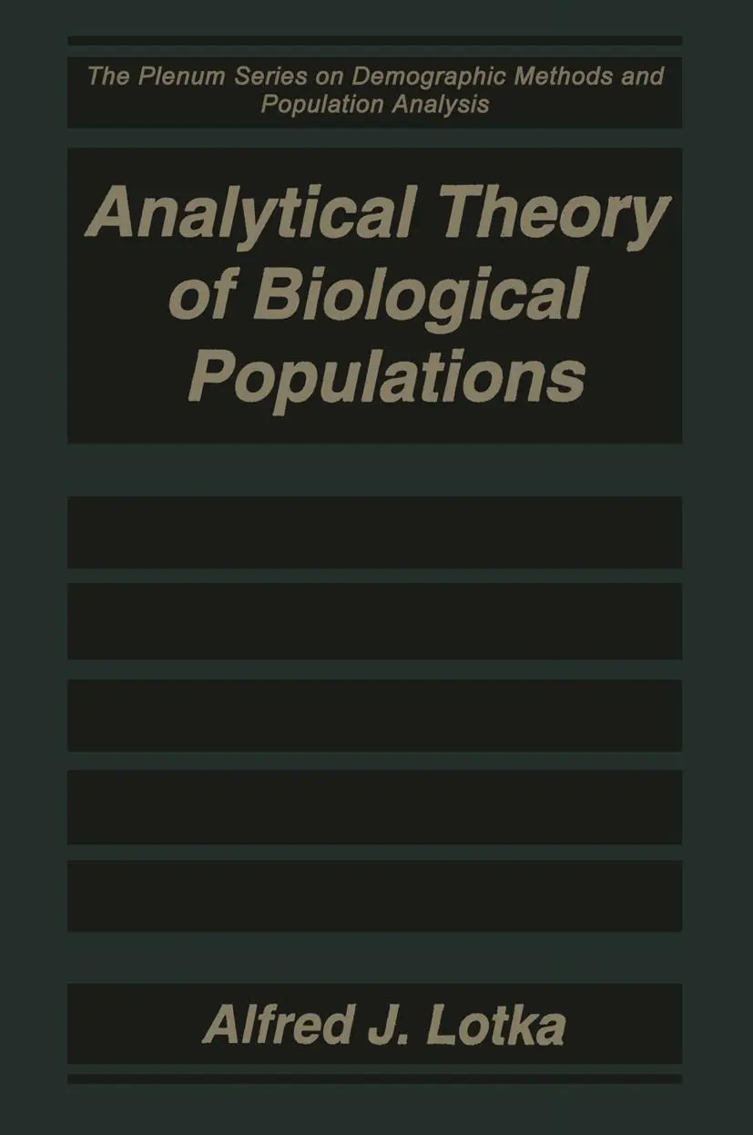 Cover: 9780306459276 | Analytical Theory of Biological Populations | Alfred J. Lotka | Buch