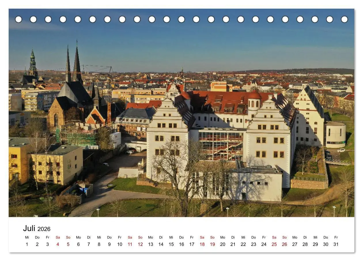 Bild: 9783457569276 | Zwickau - Luftaufnahmen (Tischkalender 2026 DIN A5 quer), CALVENDO...
