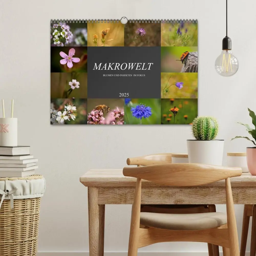 Bild: 9783383999376 | Makrowelt - Blumen und Insekten im Fokus (Wandkalender 2025 DIN A3...
