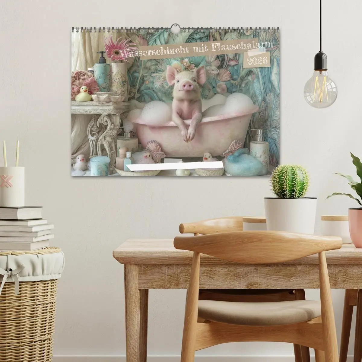 Bild: 9783516029376 | Wasserschlacht mit Flauschalarm (Wandkalender 2026 DIN A3 quer),...