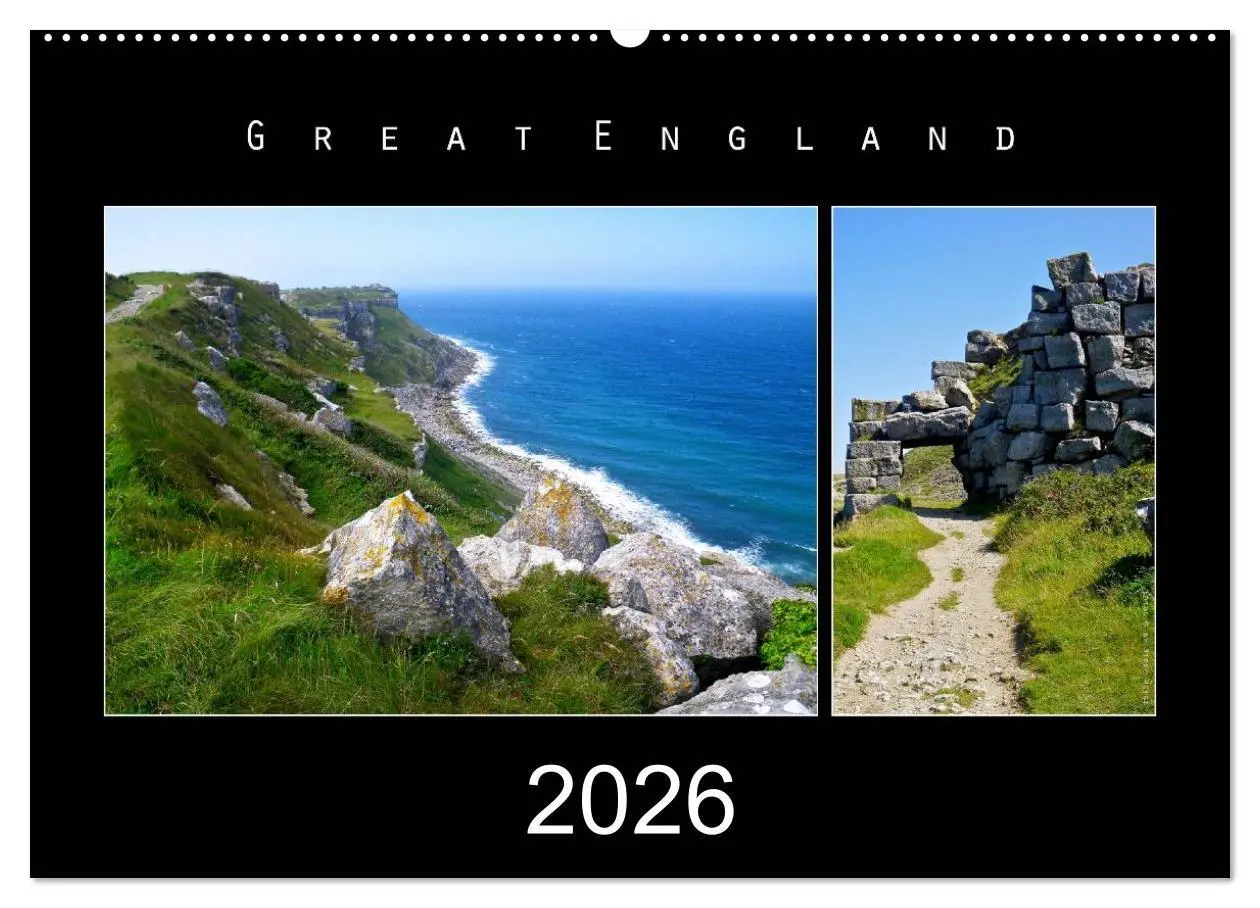 Cover: 9783516199376 | Great England 2026 (Wandkalender 2026 DIN A2 quer), CALVENDO...