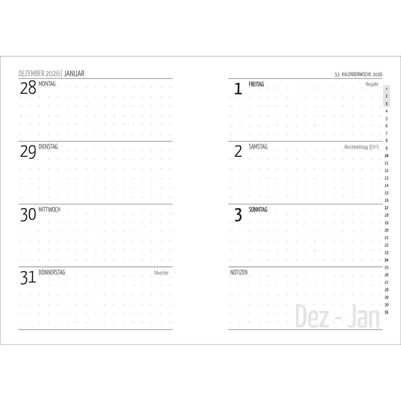 Bild: 9783754869376 | Tage voller Licht 2027 | Termin-Kalender für unterwegs | Kalender