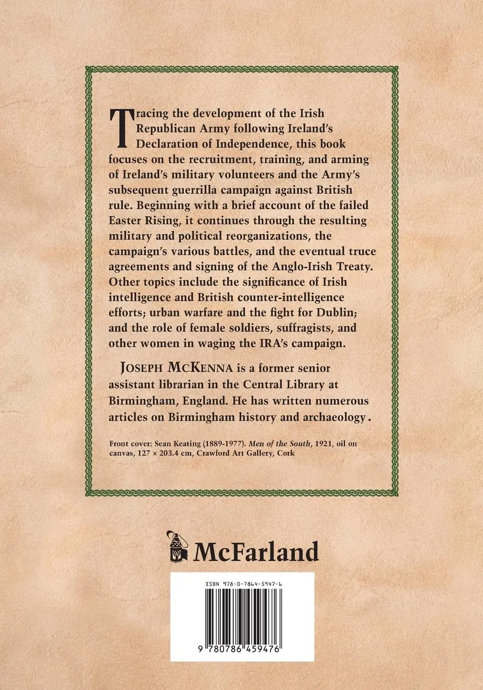 Rückseite: 9780786459476 | Guerrilla Warfare in the Irish War of Independence, 1919-1921 | Buch