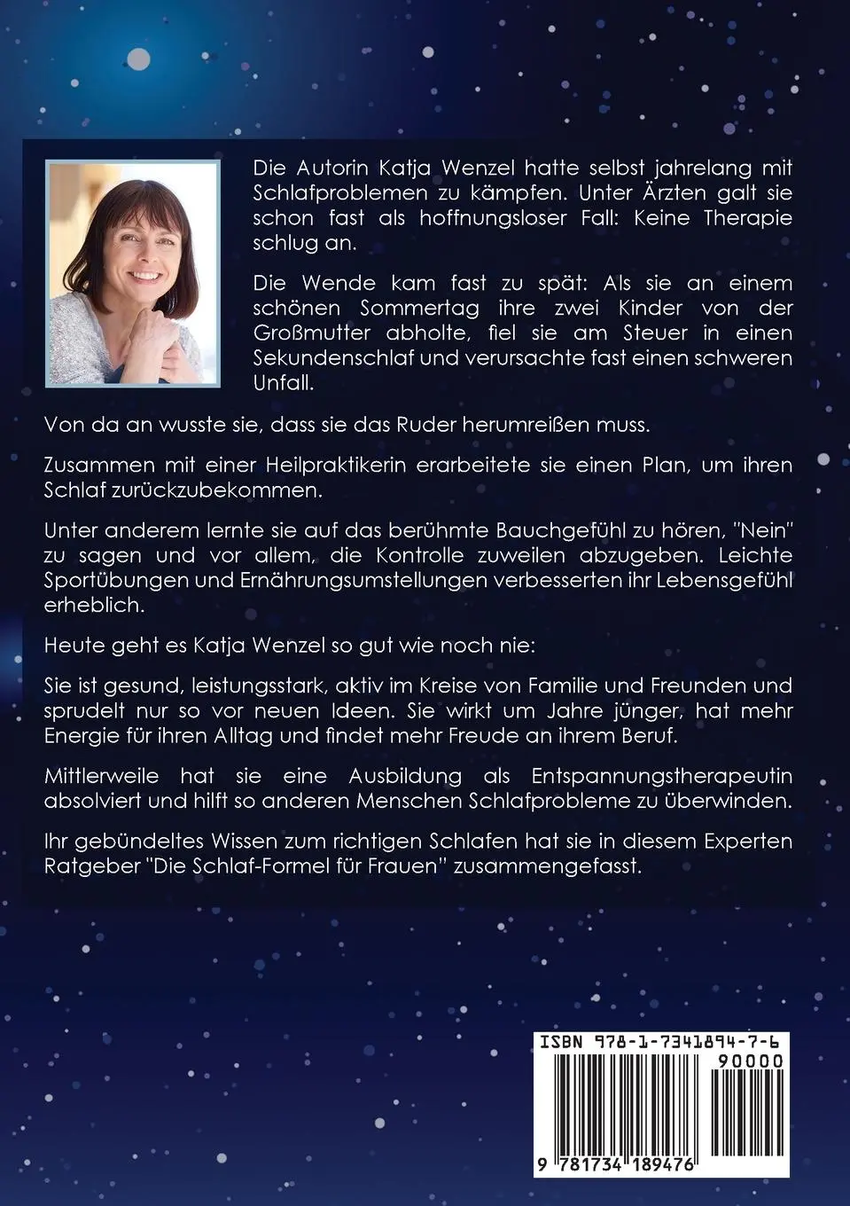 Rückseite: 9781734189476 | Die Schlaf-Formel für Frauen | Katja Wenzel | Taschenbuch | 2019