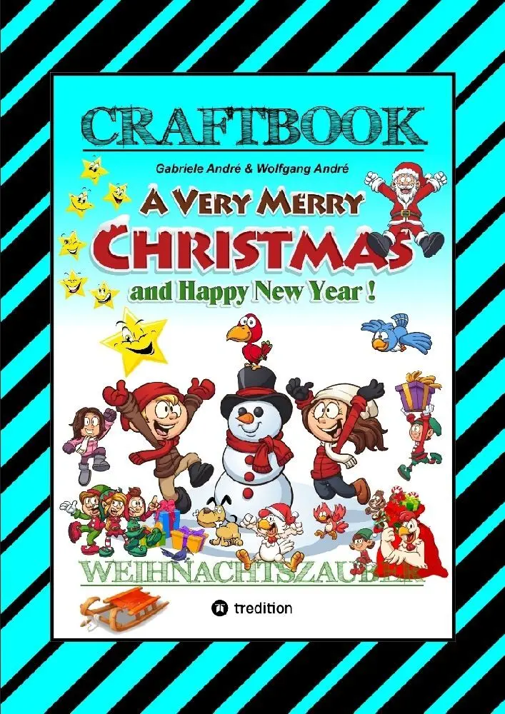 Cover: 9783347729476 | CRAFTBOOK - ZAUBERHAFTE WEIHNACHTSGESCHICHTE - MALBUCH - BASTELBUCH...