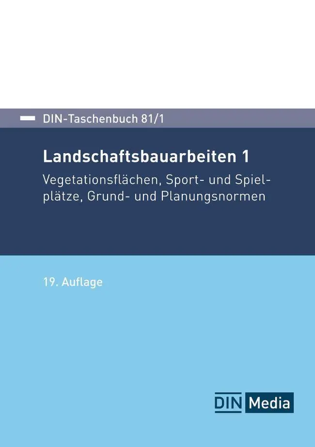DIN-Taschenbuch 81/1 - Neuware