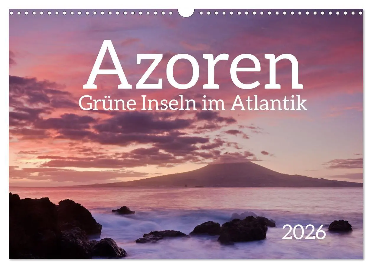 Cover: 9783457619476 | Azoren - Grüne Inseln im Atlantik 2026 (Wandkalender 2026 DIN A3...