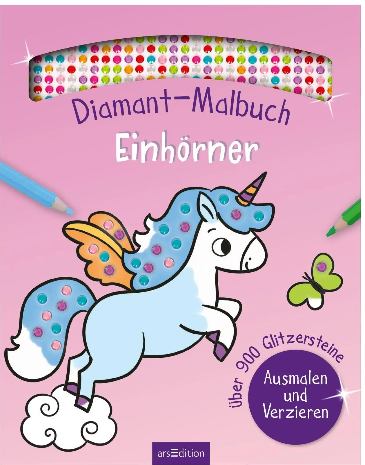 Cover: 9783845869476 | Diamant-Malbuch Einhörner | Sarah Wade | Taschenbuch | 32 S. | Deutsch