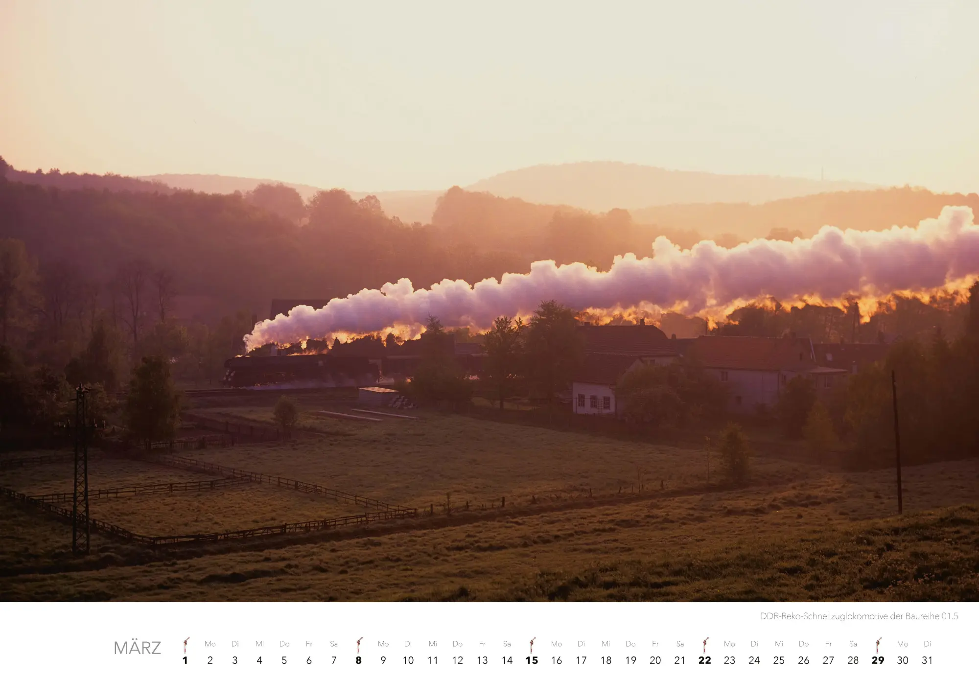 Bild: 9783966649476 | Dampfloks in Farbe Kalender 2026 | Jörg Hajt | Kalender | 14 S. | 2026