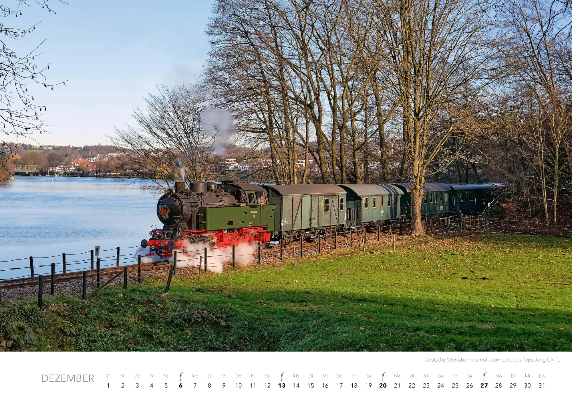 Bild: 9783966649476 | Dampfloks in Farbe Kalender 2026 | Jörg Hajt | Kalender | 14 S. | 2026