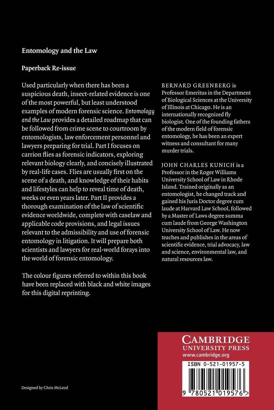 Rückseite: 9780521019576 | Entomology and the Law | Flies as Forensic Indicators | Taschenbuch