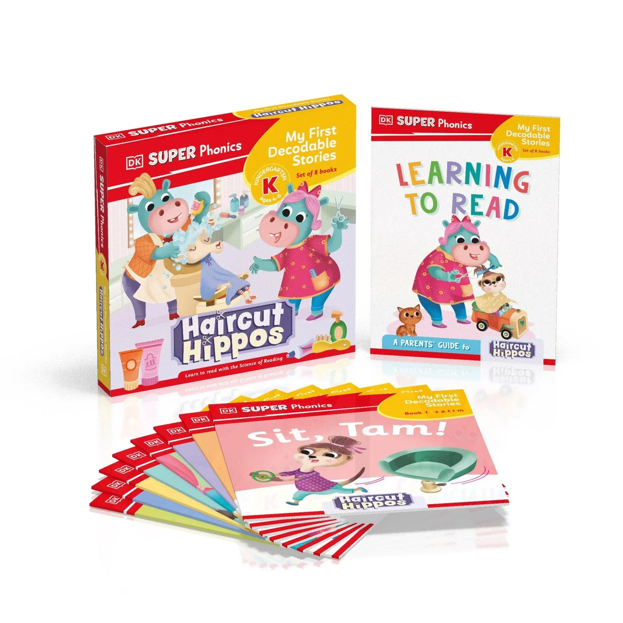 Cover: 9780593849576 | DK Super Phonics My First Decodable Stories Haircut Hippos | Dk | Box
