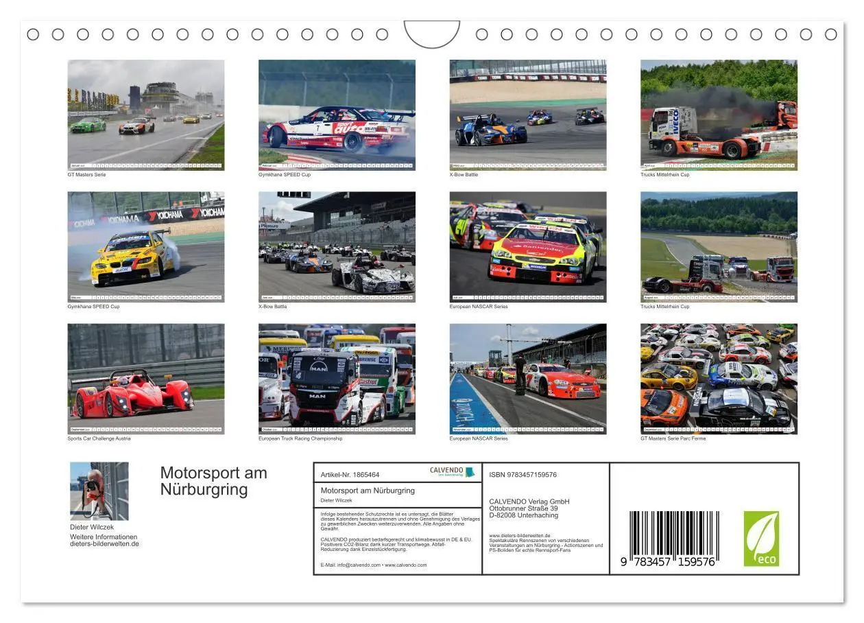 Bild: 9783457159576 | Motorsport am Nürburgring (Wandkalender 2025 DIN A4 quer), CALVENDO...