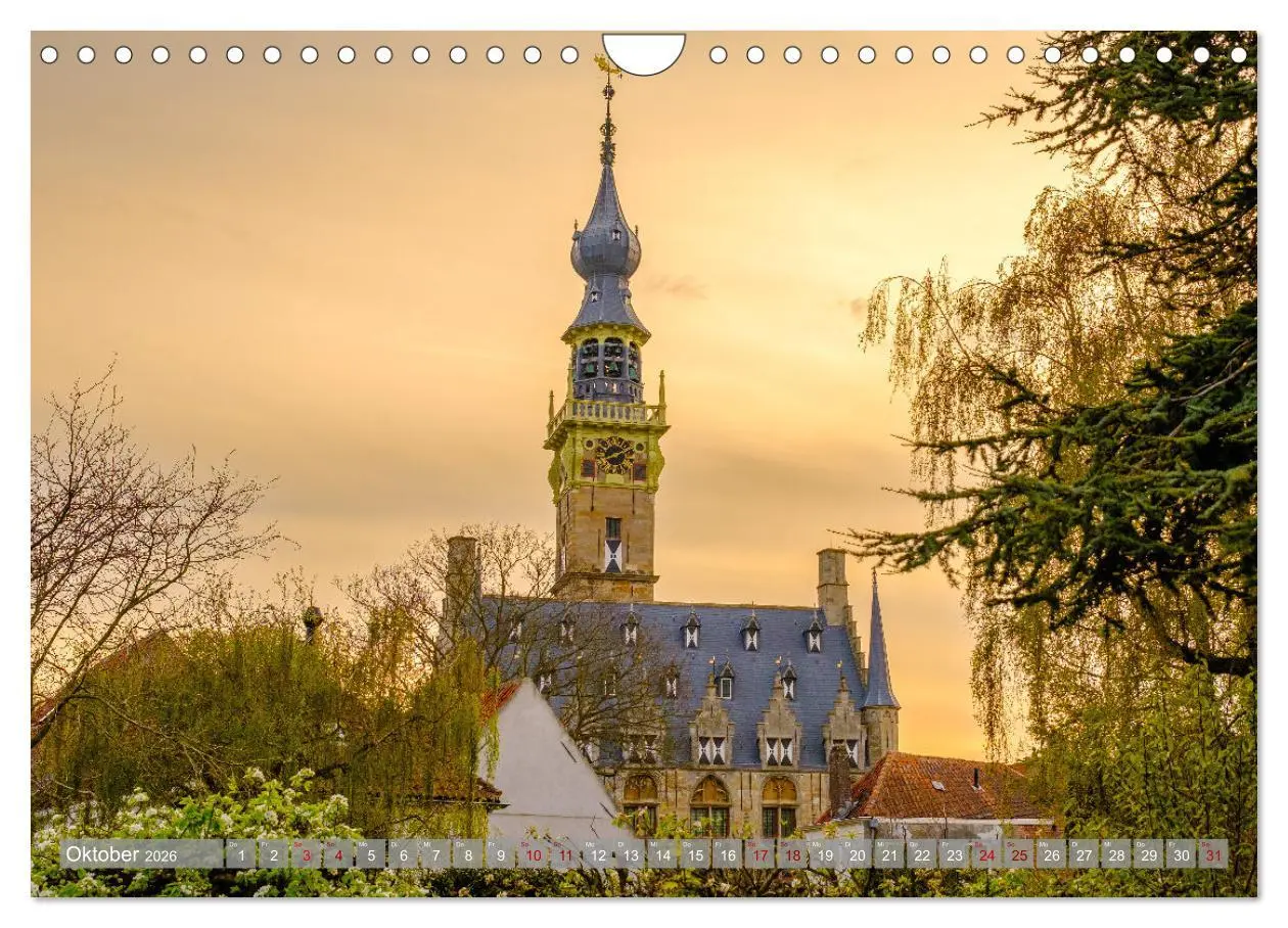 Bild: 9783457539576 | Ein Blick auf Veere in Zeeland (Wandkalender 2026 DIN A4 quer),...