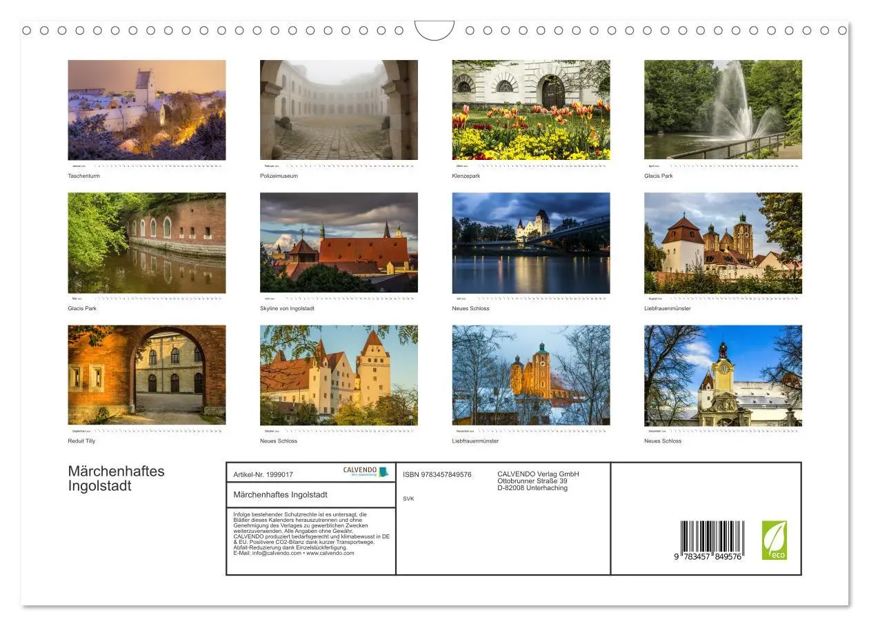 Bild: 9783457849576 | Märchenhaftes Ingolstadt (Wandkalender 2026 DIN A3 quer), CALVENDO...