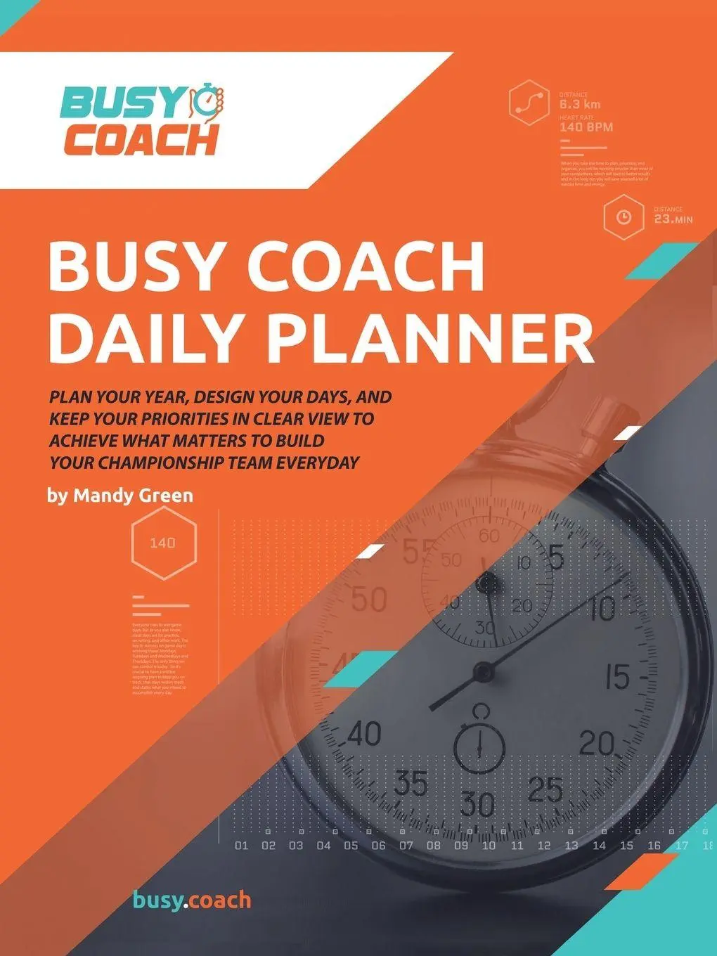 Cover: 9798765229576 | Busy Coach Daily Planner | Mandy Green | Taschenbuch | Englisch | 2022