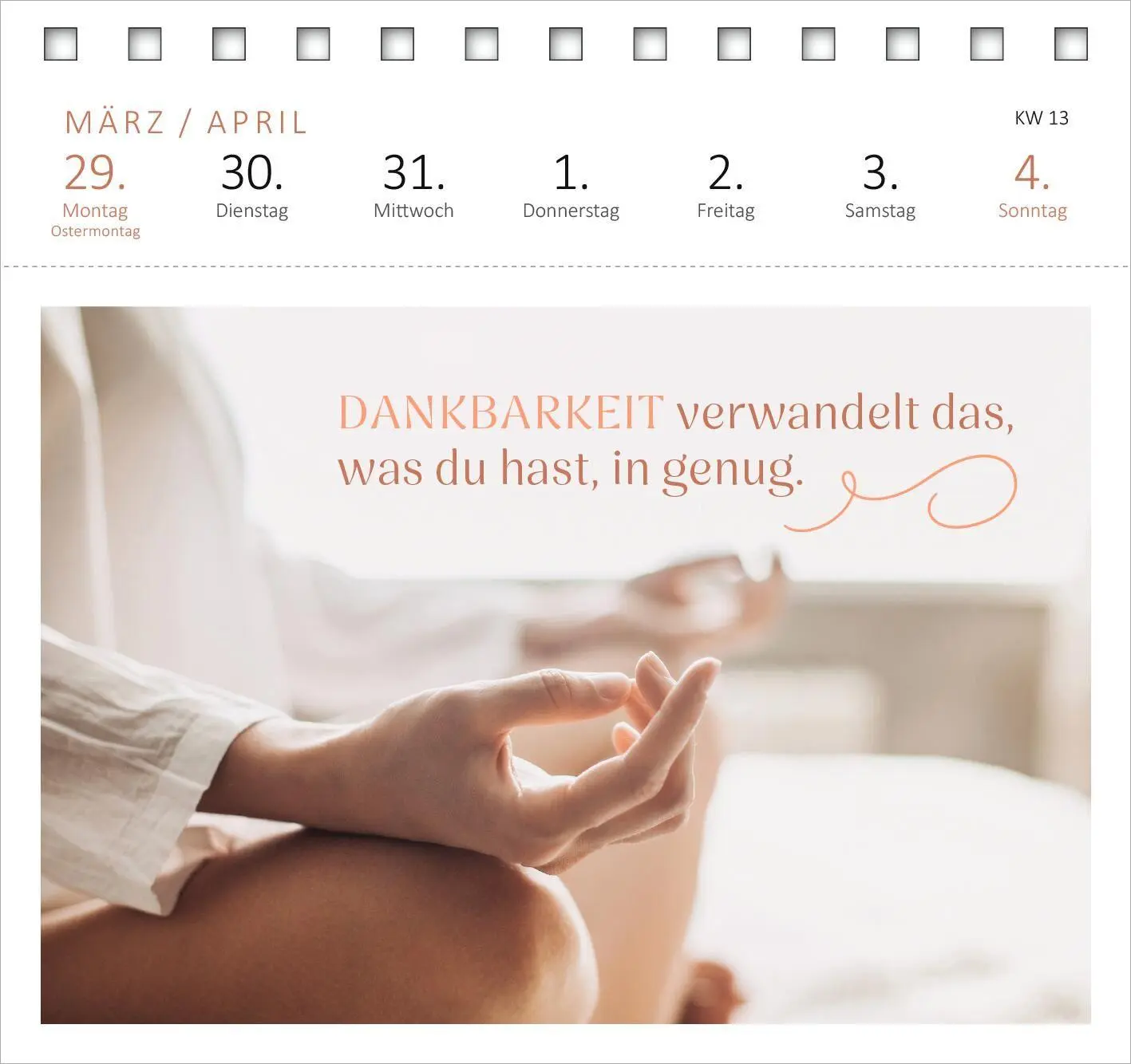 Bild: 4014489139676 | Postkartenkalender Yogaglück für jeden Tag 2027 | Kalender | 108 S.