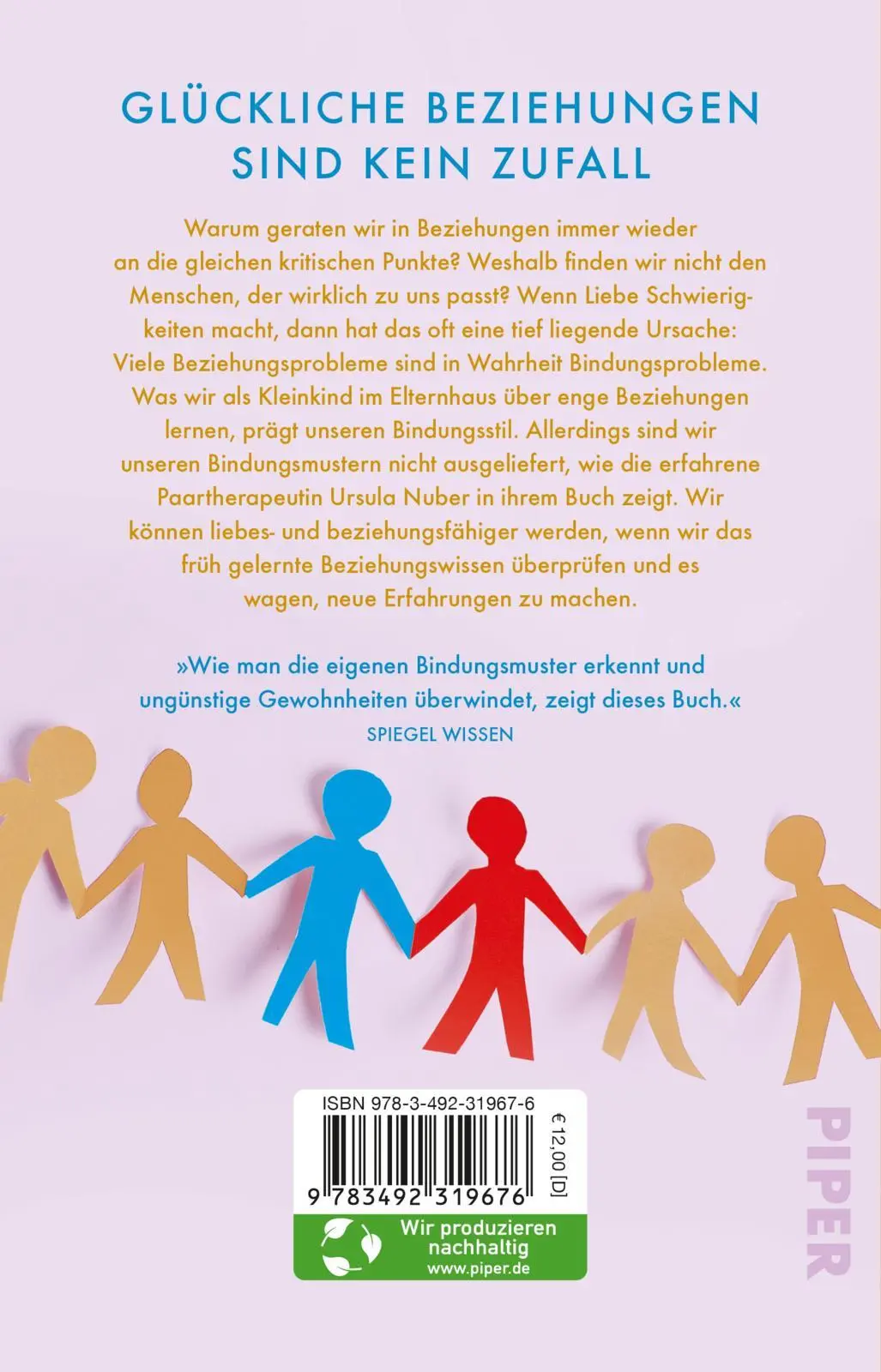 Rückseite: 9783492319676 | Der Bindungseffekt | Ursula Nuber | Taschenbuch | 256 S. | Deutsch
