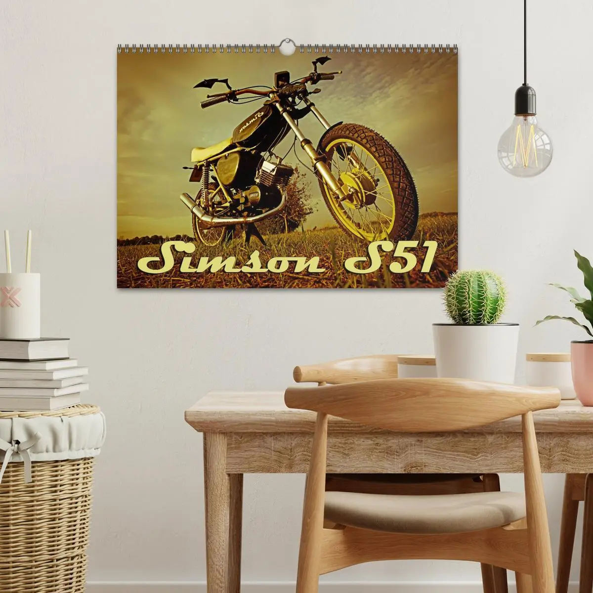 Bild: 9783516099676 | Simson S51 (Wandkalender 2026 DIN A3 quer), CALVENDO Monatskalender