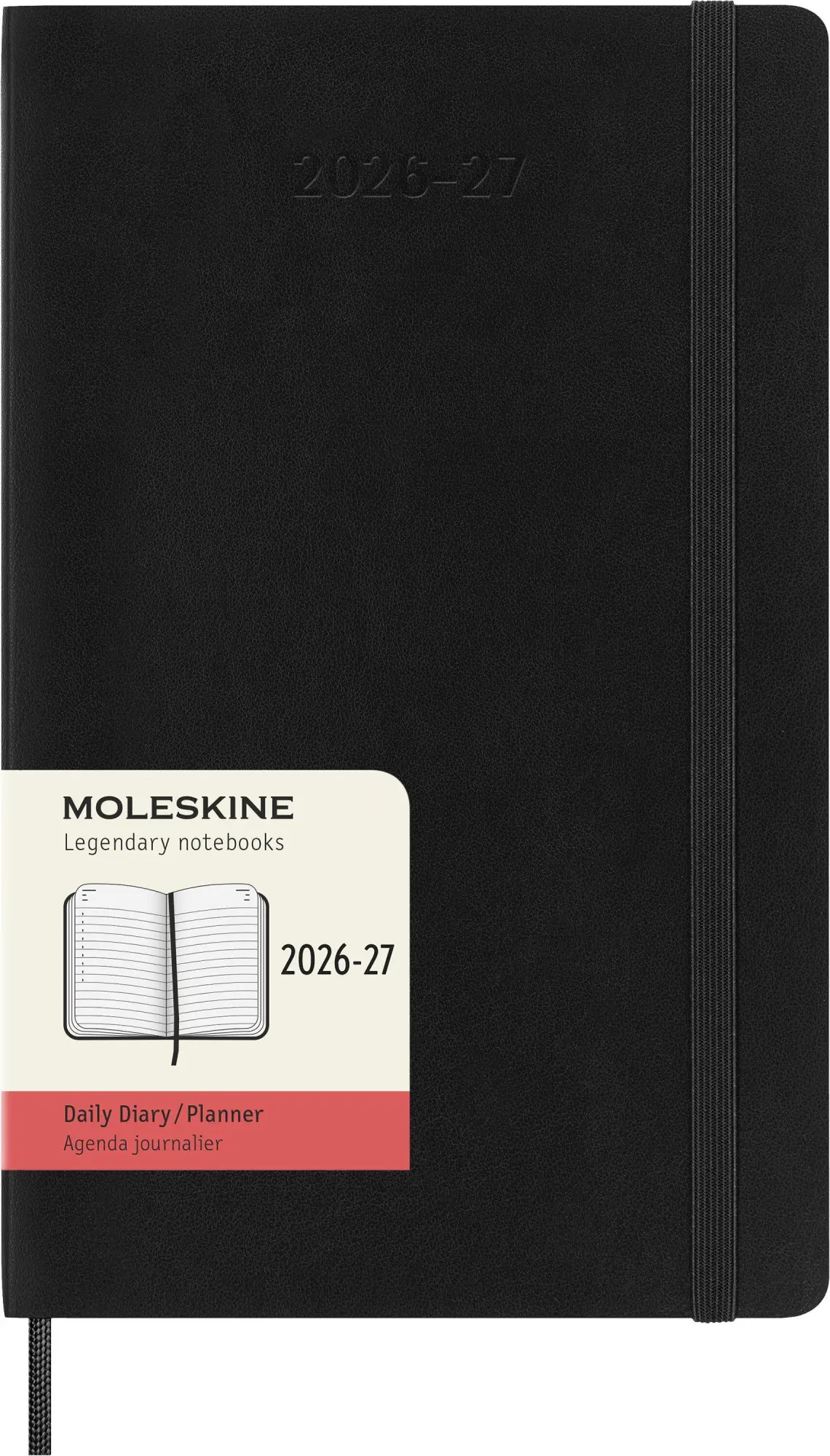 Cover: 8056999279776 | Moleskine 18 Monate Tagesnotizkalender 2026/2027, L/A5, 1 Tag = 1...