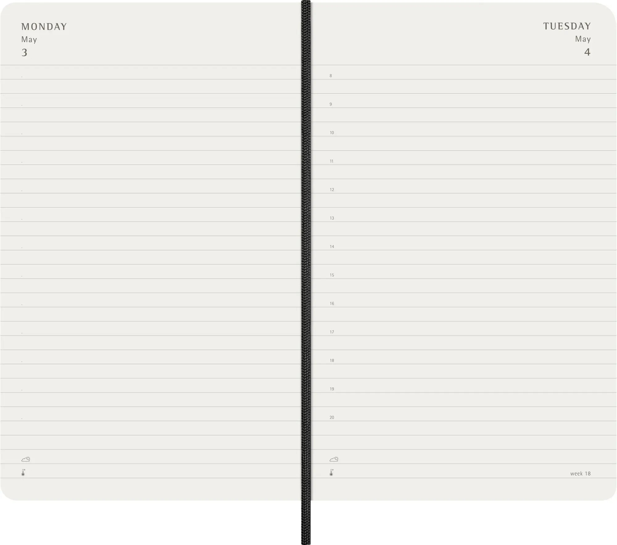 Bild: 8056999279776 | Moleskine 18 Monate Tagesnotizkalender 2026/2027, L/A5, 1 Tag = 1...