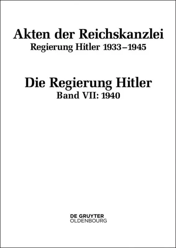 Cover: 9783110399776 | 1940 | Friedrich Hartmannsgruber | Buch | LXXVI | Deutsch | 2015