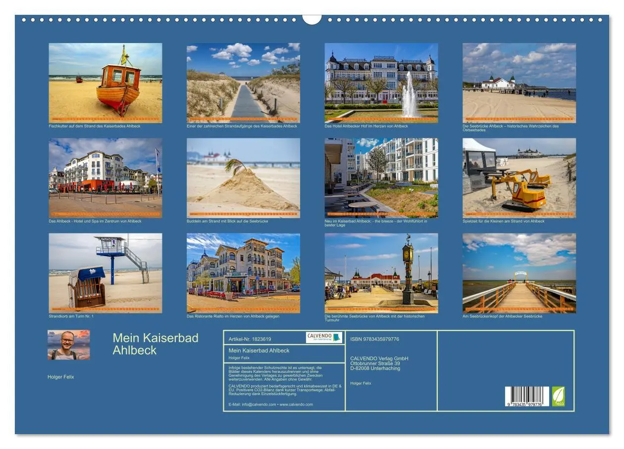 Bild: 9783435979776 | Mein Kaiserbad Ahlbeck (Wandkalender 2025 DIN A2 quer), CALVENDO...