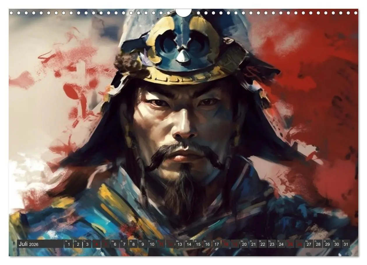 Bild: 9783457519776 | Samurai - ein Leben in Meditation (Wandkalender 2026 DIN A3 quer),...