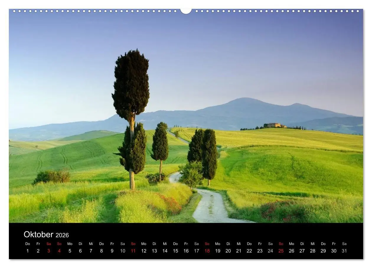 Bild: 9783516159776 | Toskana - Traumlandschaft in Italien (Wandkalender 2026 DIN A2...