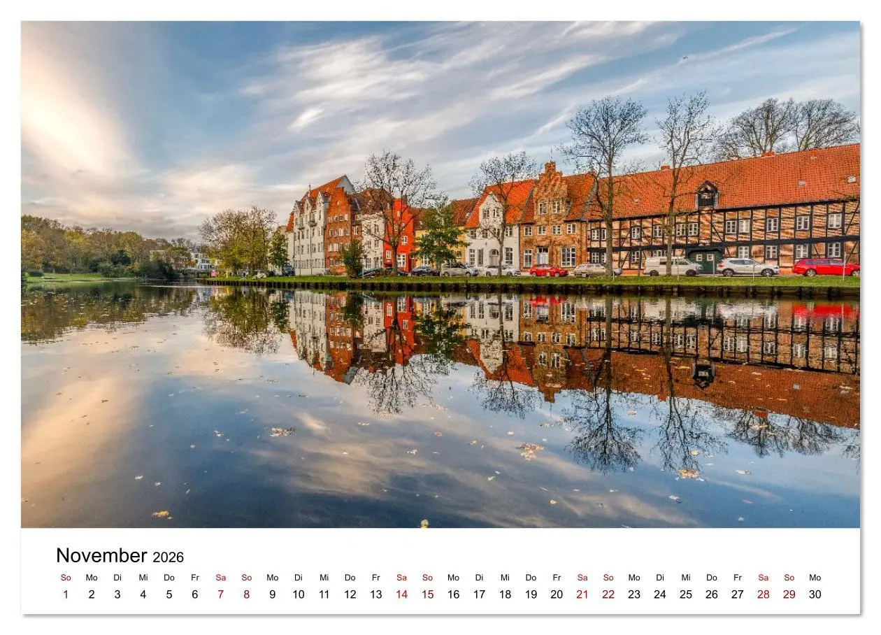 Bild: 9783516609776 | Lübeck - Im Licht der Zeit (Wandkalender 2026 DIN A4 quer),...