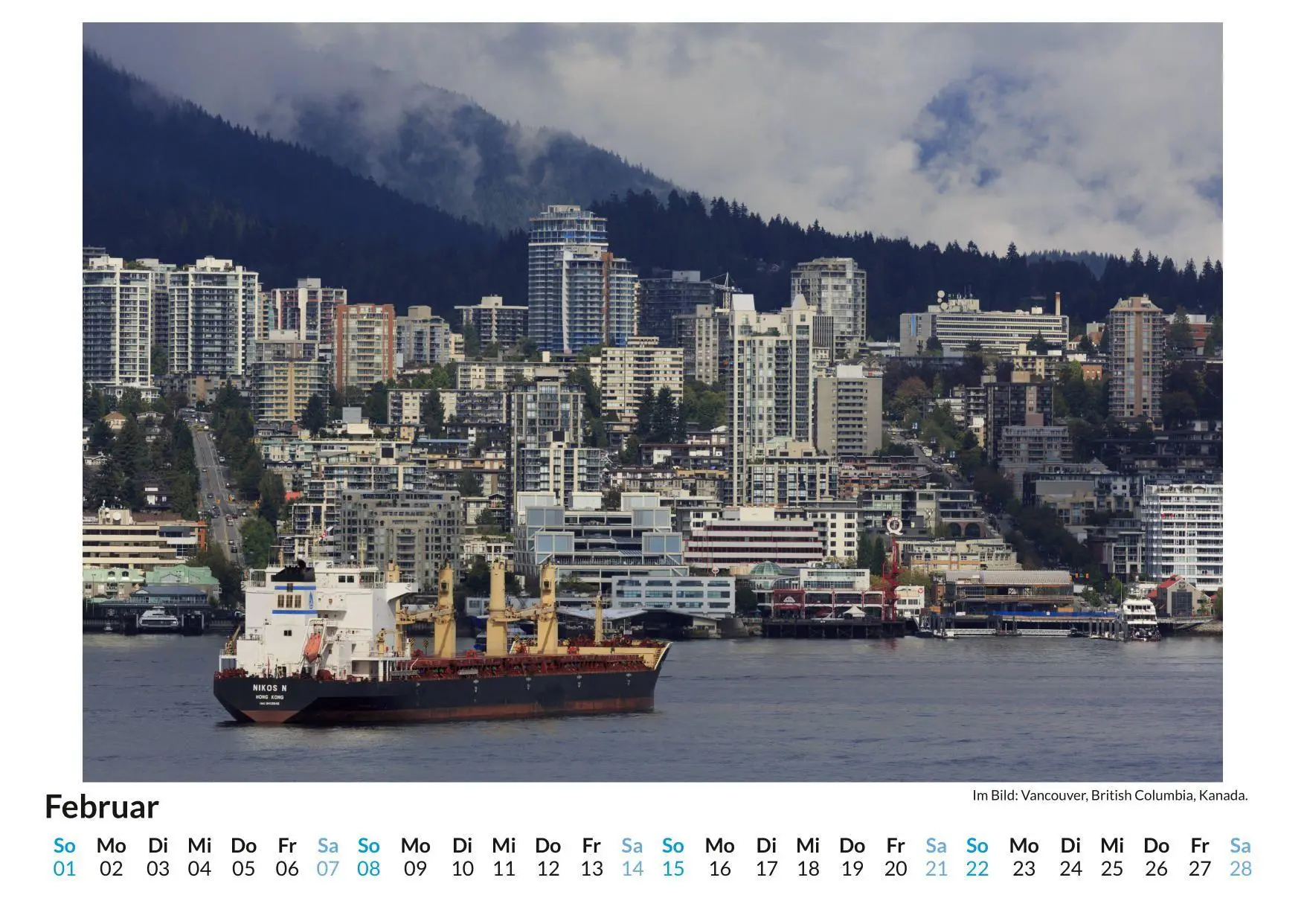 Bild: 9783759189776 | Vancouver | Noah Keller | Kalender | Deutsch | 2026 | FlipFlop