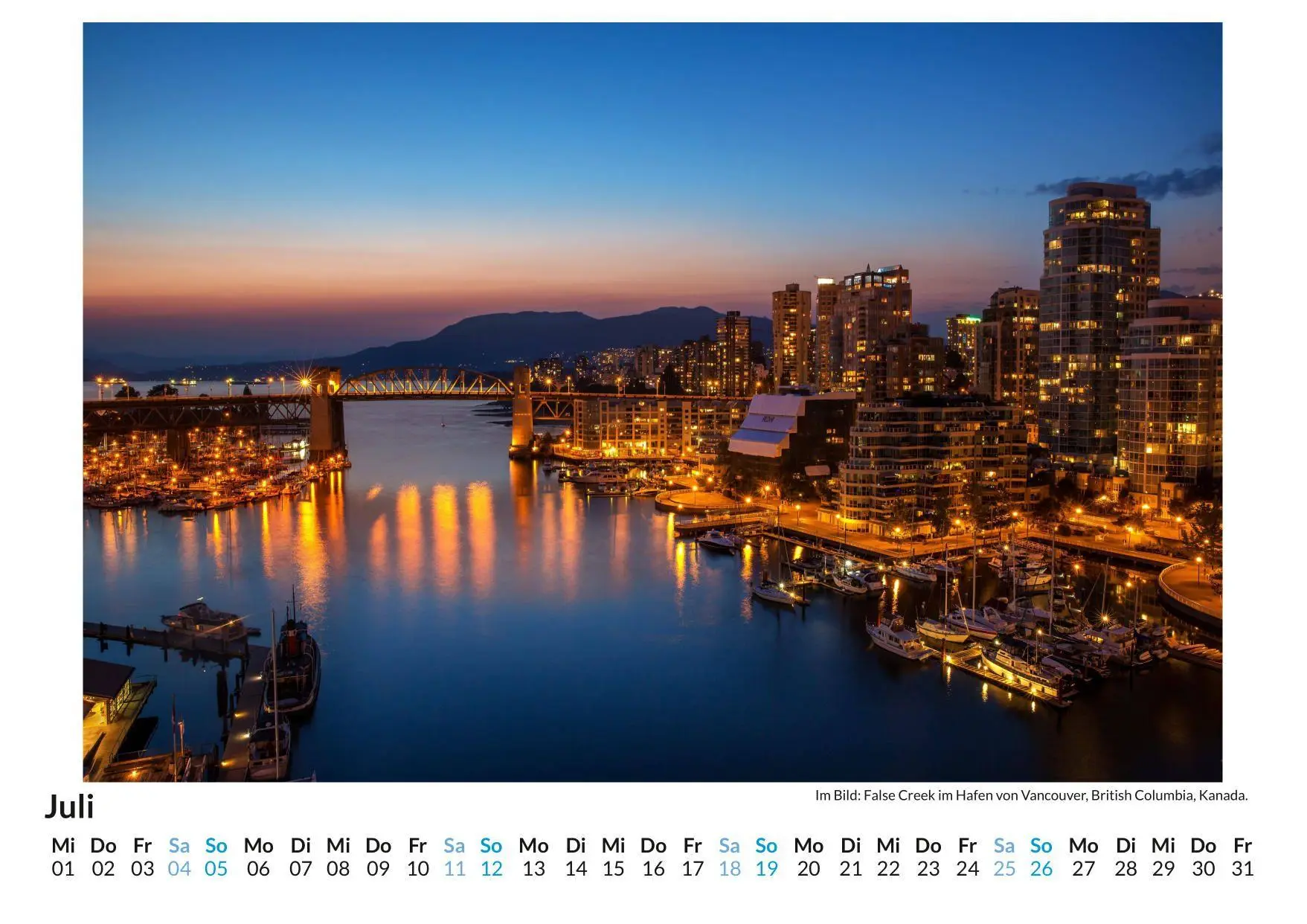 Bild: 9783759189776 | Vancouver | Noah Keller | Kalender | Deutsch | 2026 | FlipFlop